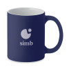 Mug grès mat "COOLGRES" spécial gravure laser en BLEU