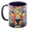 Mug colorée personnalisé classique COLOR noir