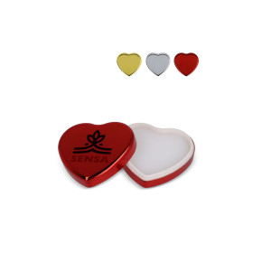 Baume à lèvres en forme de cœur ROYAN personnalisé