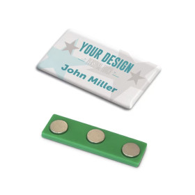 Badge aimanté NOLA personnalisable pour votre image de marque