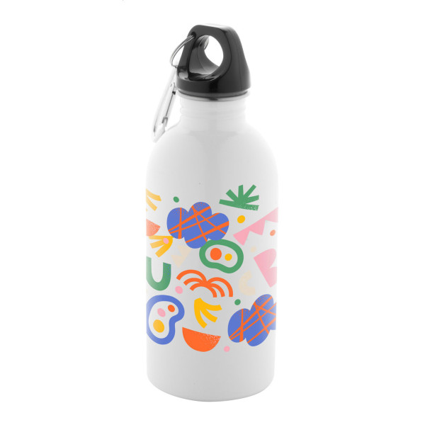 Gourde en inox recyclé SOEST personnalisable avec logo - vue 5