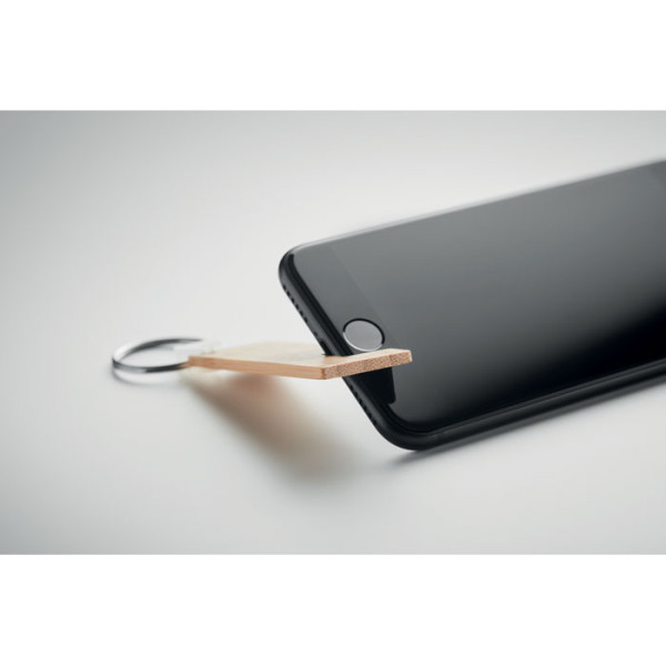 Porte-clés support téléphone AARHUS personnalisable avec logo - vue 5