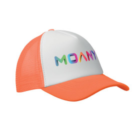 Casquette Mepi personnalisable en polyester et filet respirant