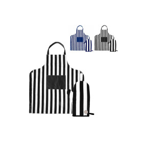 Ensemble tablier et gant de cuisine FUYO personnalisé