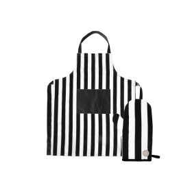 Ensemble tablier et gant de cuisine FUYO personnalisé - vue 2