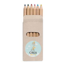 Set de 6 crayons de couleur MUZI personnalisé - vue 5