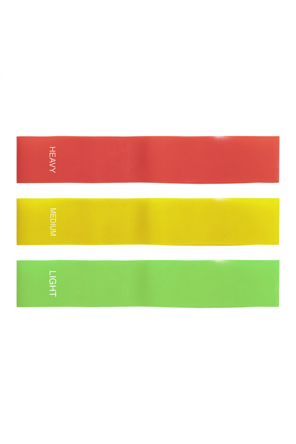 Lot De 3 Bandes De Résistance Lourdes Gallant (grise/noire) - Gym & Yoga