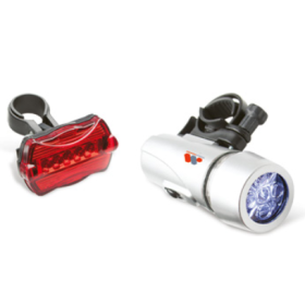 Ensemble de lumières pour vélo LESO - avec marquage