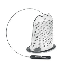 Infuseur à thé en acier inoxydable PUEO personnalisable avec logo - vue 3