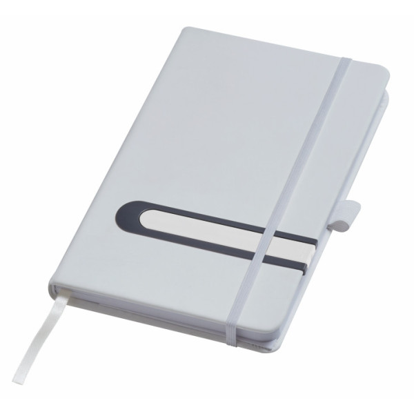 Carnet A5 personnalisé avec insert de stylo dans la couverture