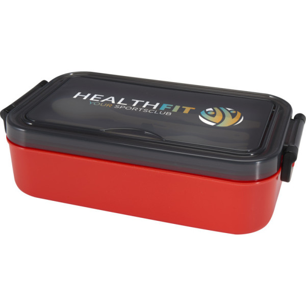 Lunch box publicitaire CAESAR avec fermeture charnière