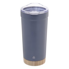 Mug isotherme Gine personnalisable en inox recyclé et bambou