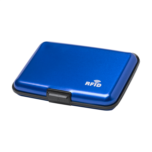 Porte-cartes aluminium RFID à 6 compartiments personnalisable NIVA