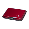 Porte-cartes aluminium RFID à 6 compartiments personnalisable NIVA