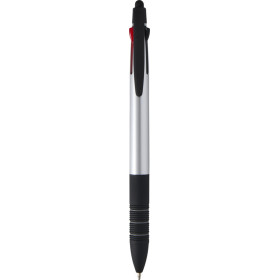 Stylo bille 3-en-1 STYLUS personnalisable | Stylet & 3 encres