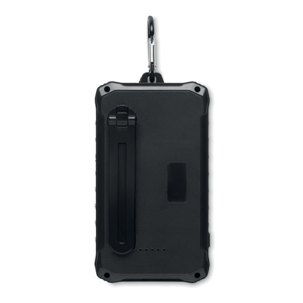 Powerbank solaire à dynamo ZIGE personnalisable - vue 2