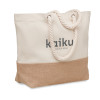 Sac de plage et shopping en toile RINE personnalisable avec logo - vue 3