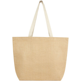 Sac shopping en jute 12L FITU personnalisable avec logo - vue 2