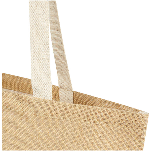 Sac shopping en jute 12L FITU personnalisable avec logo - vue 3