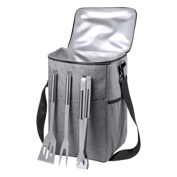 Sac isotherme et set barbecue KUZU personnalisable avec logo