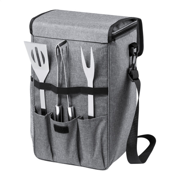 Sac isotherme et set barbecue KUZU personnalisable avec logo - vue 5