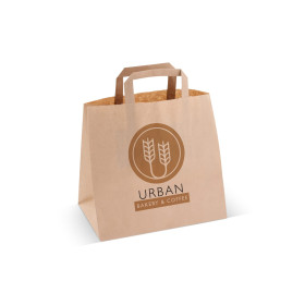 Sac en kraft 70g/m² RIAI petit modèle personnalisable fabriqué en Europe