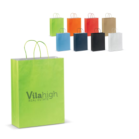 Grand sac en papier ECO look personnalisé pour boutique