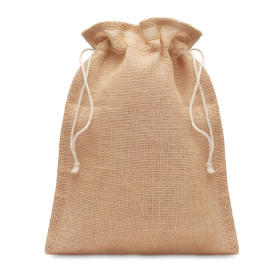 Sac cadeau en jute MIMA personnalisable avec logo