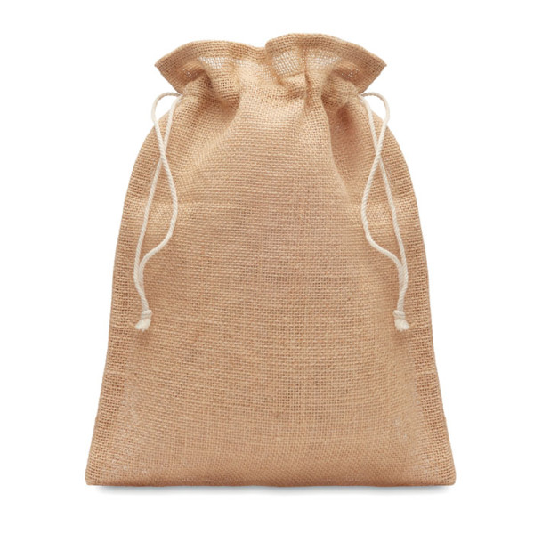 Sac cadeau en jute MIMA personnalisable avec logo