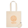 Sac shopping personnalisé en coton repliable en pochette POCKET