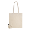 Sac shopping personnalisé en coton repliable en pochette POCKET