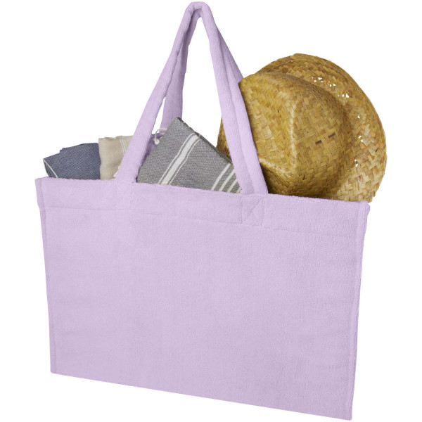 Sac shopping en tissu éponge MASU personnalisable avec logo - vue 3