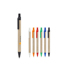 Stylo à bille en papier RUTI personnalisé avec logo