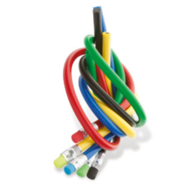 Crayon papier 30cm coloré flexible personnalisable