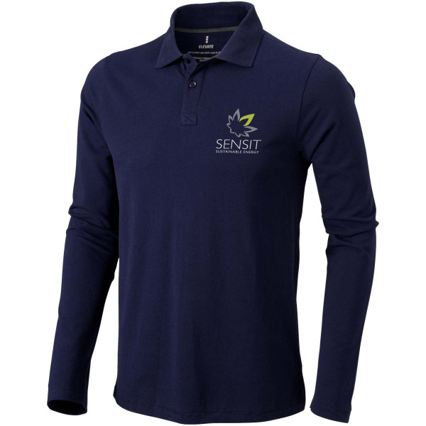 Polo manches longues TAKA marine