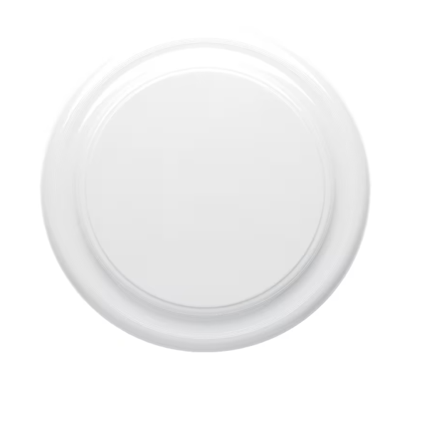 Frisbee RAFI personnalisé, grande surface de marquage