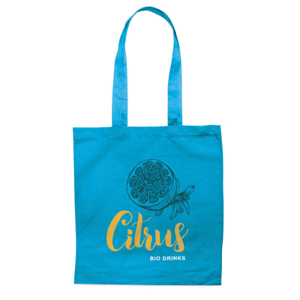 Tote bag coton 140 g/m² publicitaire LIVENA 18 couleurs