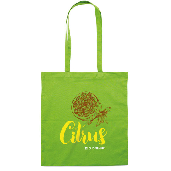 Tote bag coton 140 g/m² publicitaire LIVENA 18 couleurs