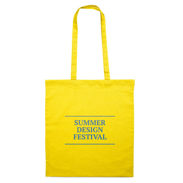 Tote bag coton 140 g/m² publicitaire LIVENA 18 couleurs