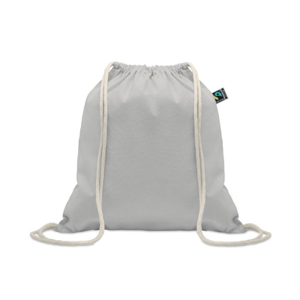 Sac à cordon TEUA personnalisable, coton équitable 180g