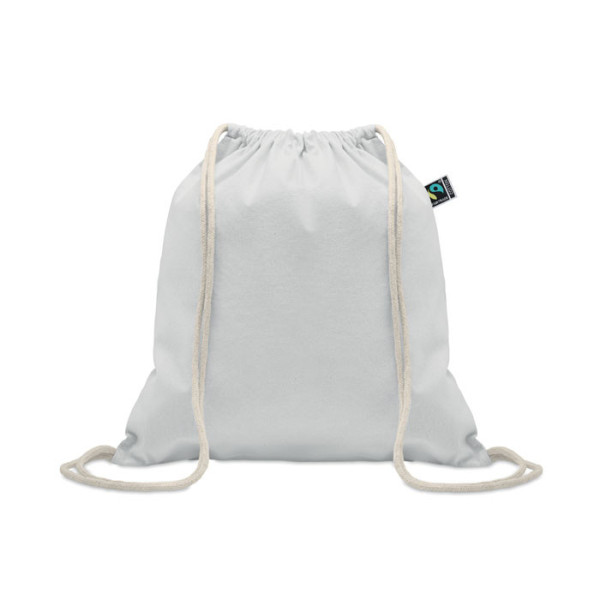 Sac à cordon TEUA personnalisable, coton équitable 180g