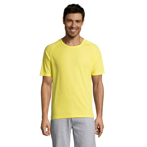T-shirt de sport  Sol's SPORTY personnalisable jaune
