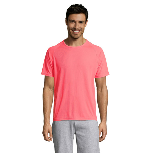 T-shirt de sport  Sol's SPORTY personnalisable rose