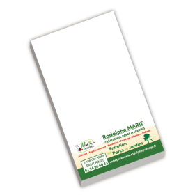 Bloc note 75 x 127 mm - papier 80g