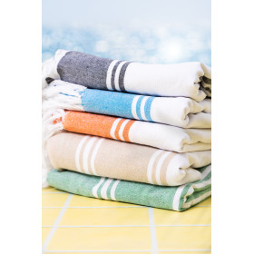 Serviette de plage paréo TIPO personnalisée avec logo - vue 4