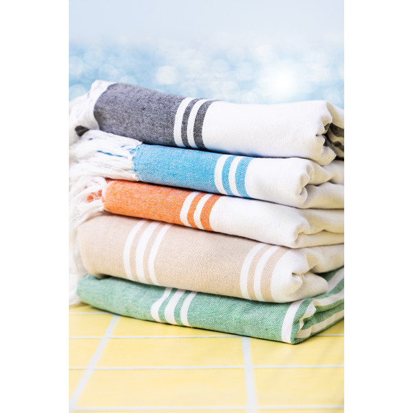 Serviette de plage paréo TIPO personnalisée avec logo - vue 4