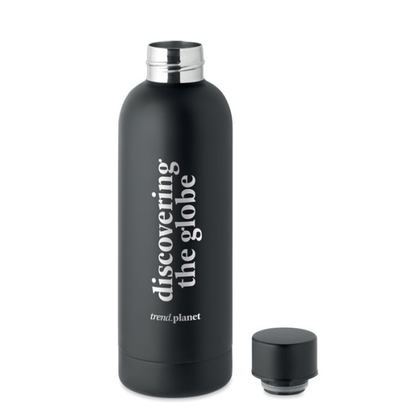 Bouteille en acier inox recyclé ROSU personnalisée - vue 3