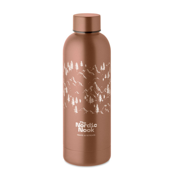 Bouteille en acier inox recyclé ROSU personnalisée - vue 36