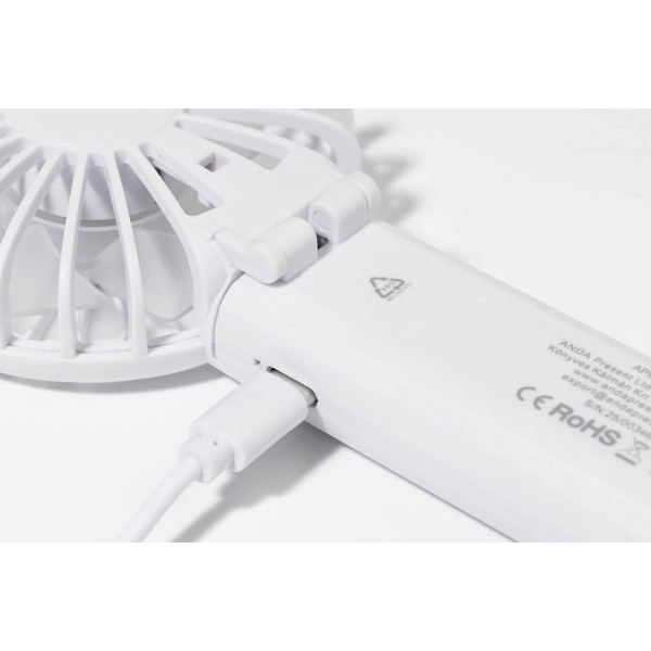 Ventilateur rechargeable KIMA personnalisé avec logo - vue 2