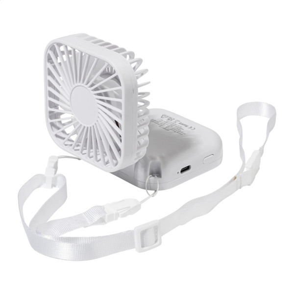 Ventilateur rechargeable NOBA personnalisé avec logo - vue 4